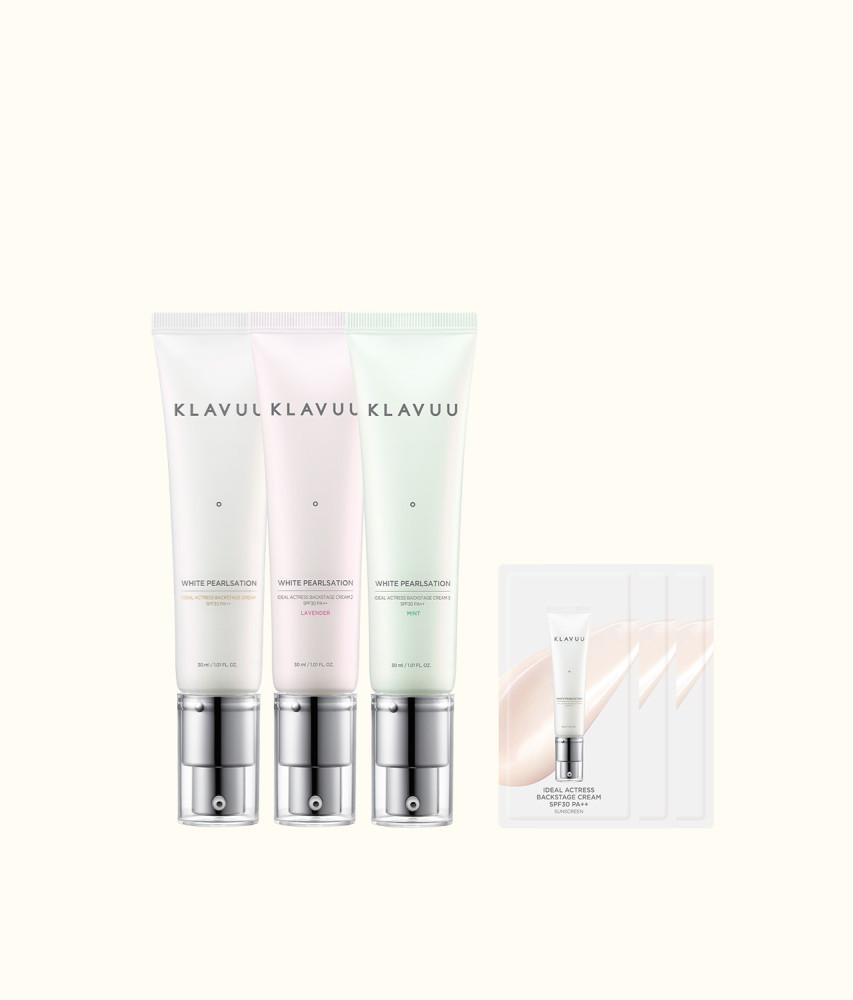 클라뷰 화이트펄세이션 아이디얼 액트리스 백스테이지 크림 30ml SPF30 PA++ (여배우크림 1.5mlx3 증정)