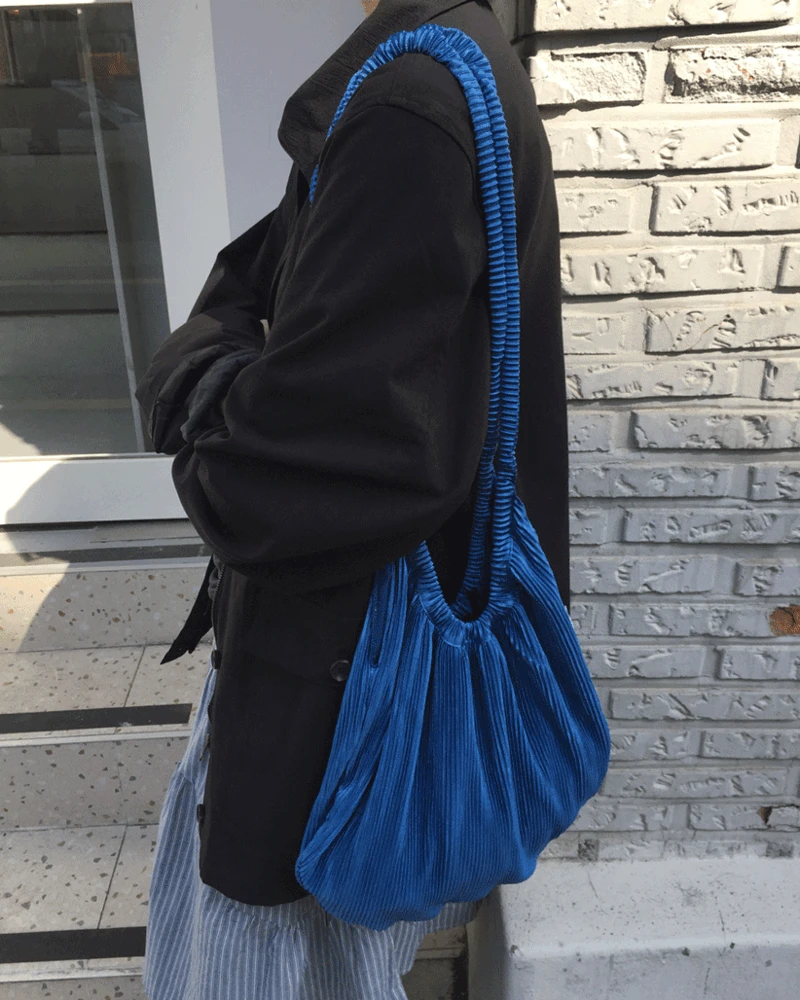 [오늘출발/MD추천]마리 웨이브 숄더백 (8color) *옐로우그린, 아이보리, 그린, 그레이 당일 발송 가능!