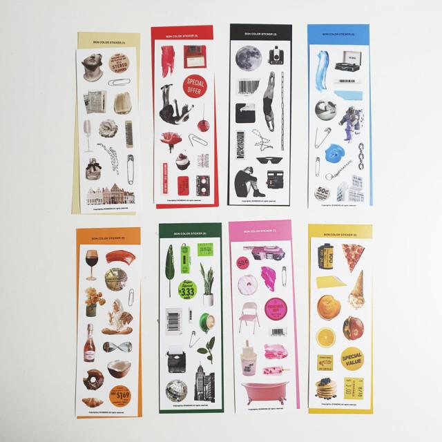 본컬러 스티커