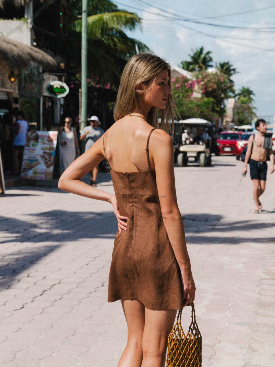 BROWNIE MINI DRESS