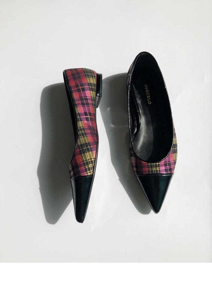 CHECK  SHOES- pink (1,5,7cm굽조절가능)