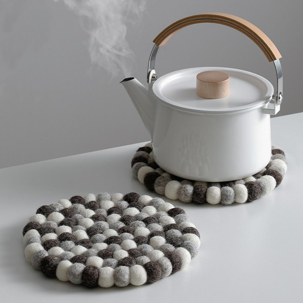 Ball Pot Coaster 패브릭 냄비 받침 집들이 선물용