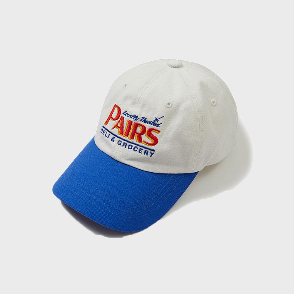Colorblock Ball Cap White