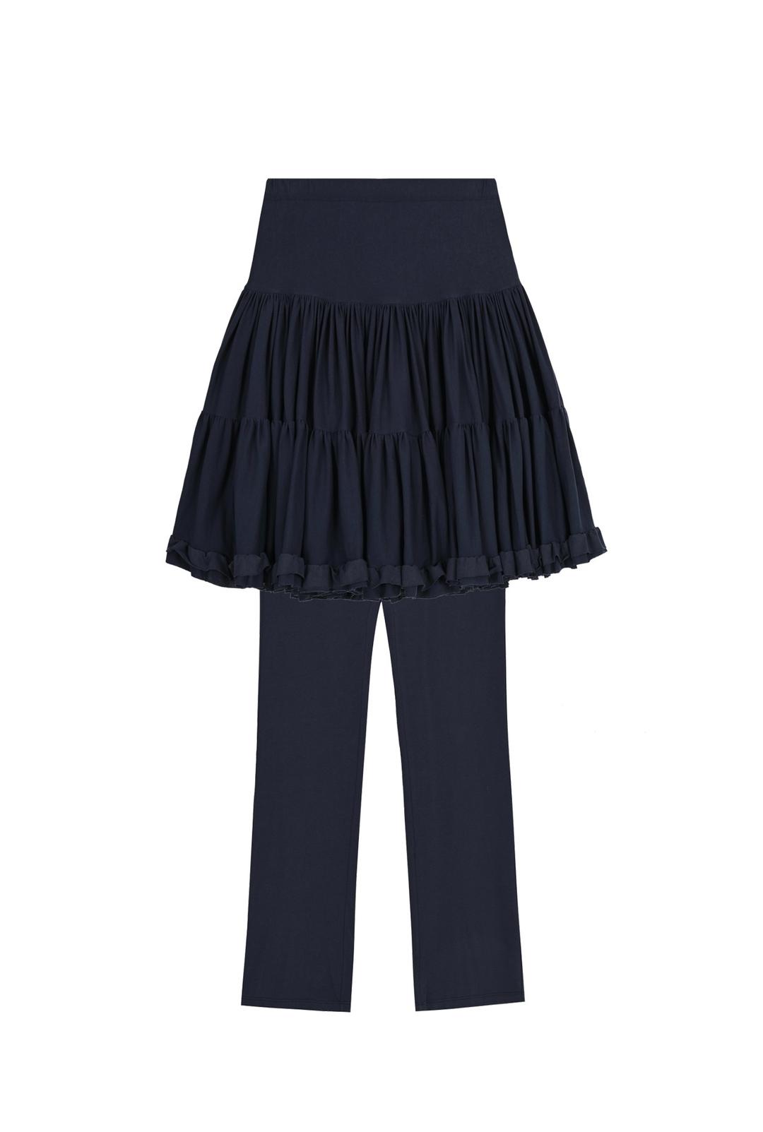 COTTON BALLERINA SKIRT SET (NAVY)