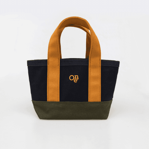 PETIT TOTE ONE_NAVY/ORANGE