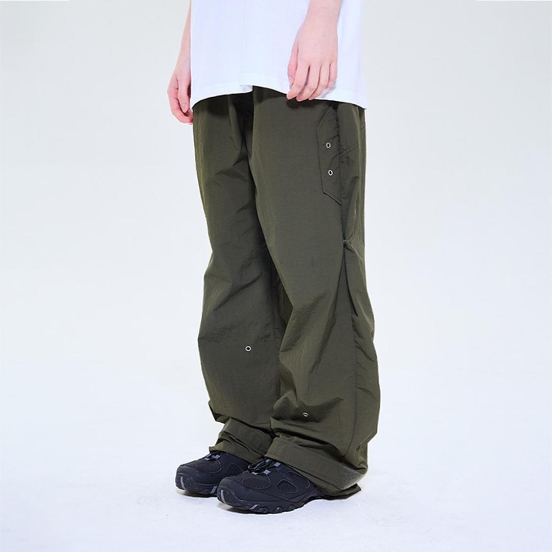 TCM nylon eyelet pants (khaki)