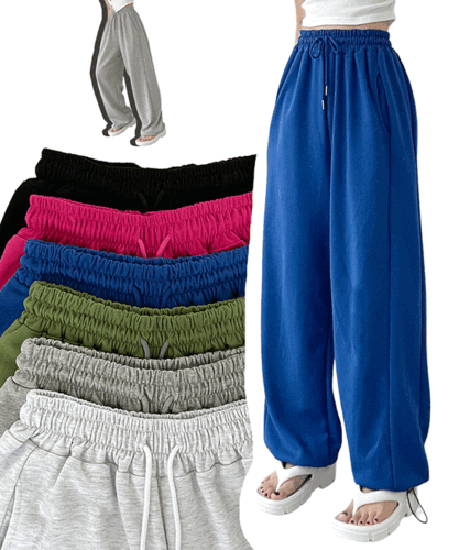 💖2WAY/사계절💖 올리빈 스트링 와이드 일자핏 여름 조거 롱 밴딩 투웨이 팬츠 / 간절기 썸머 뮤직 페스티벌 유니크 빈티지 스트릿 편한 트레이닝 츄리닝 캐주얼 바지