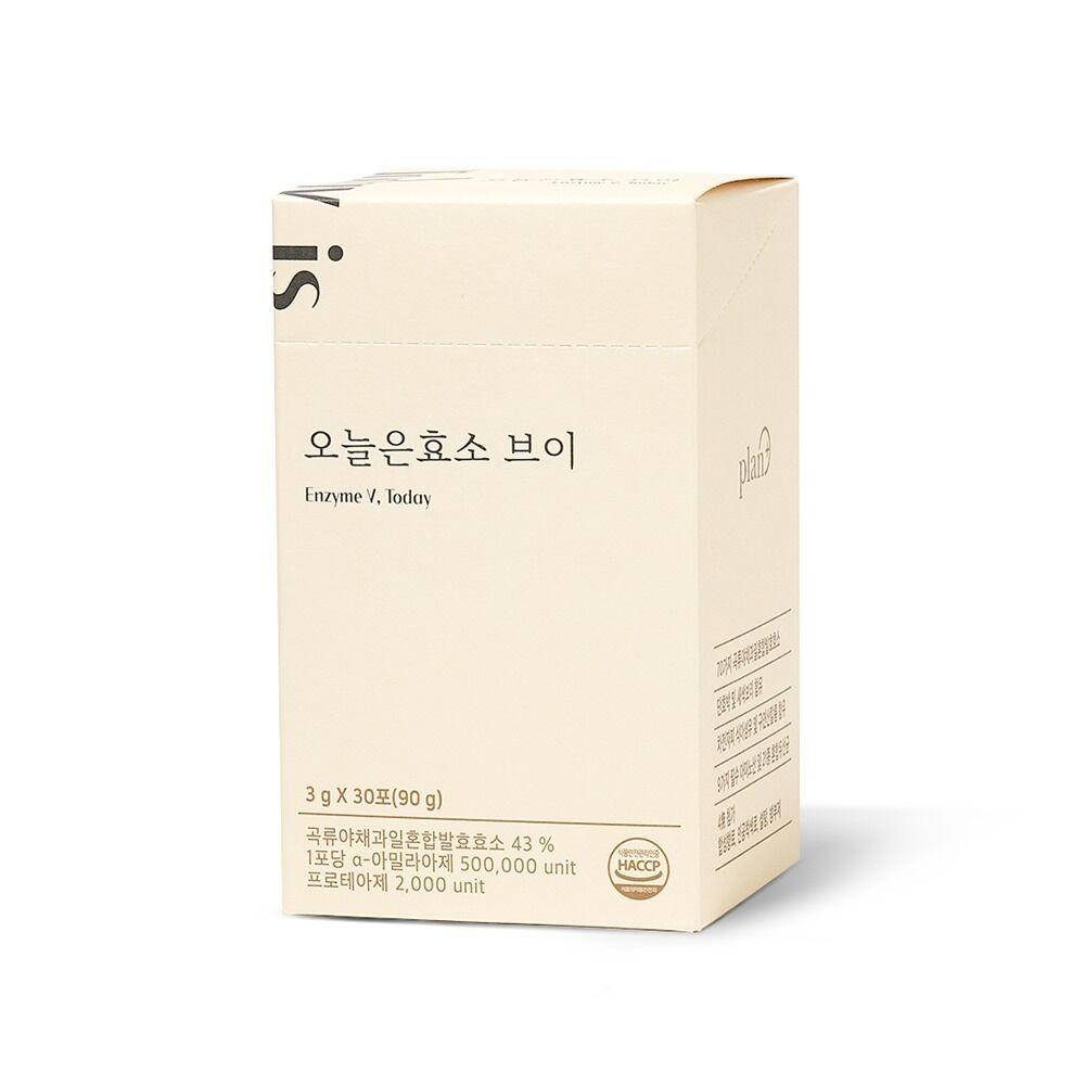 [리뉴얼] 오늘은효소 브이 1BOX (30포) 천연효소 속편한 소화 곡물 발효효소 유산균