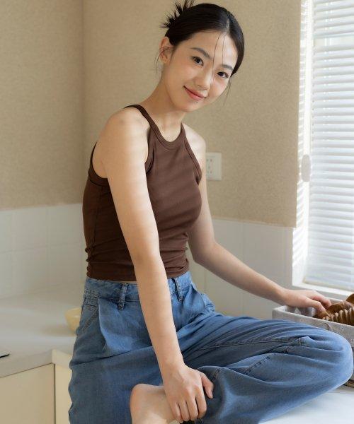 LS23TP-307 홀터넥 나시탑