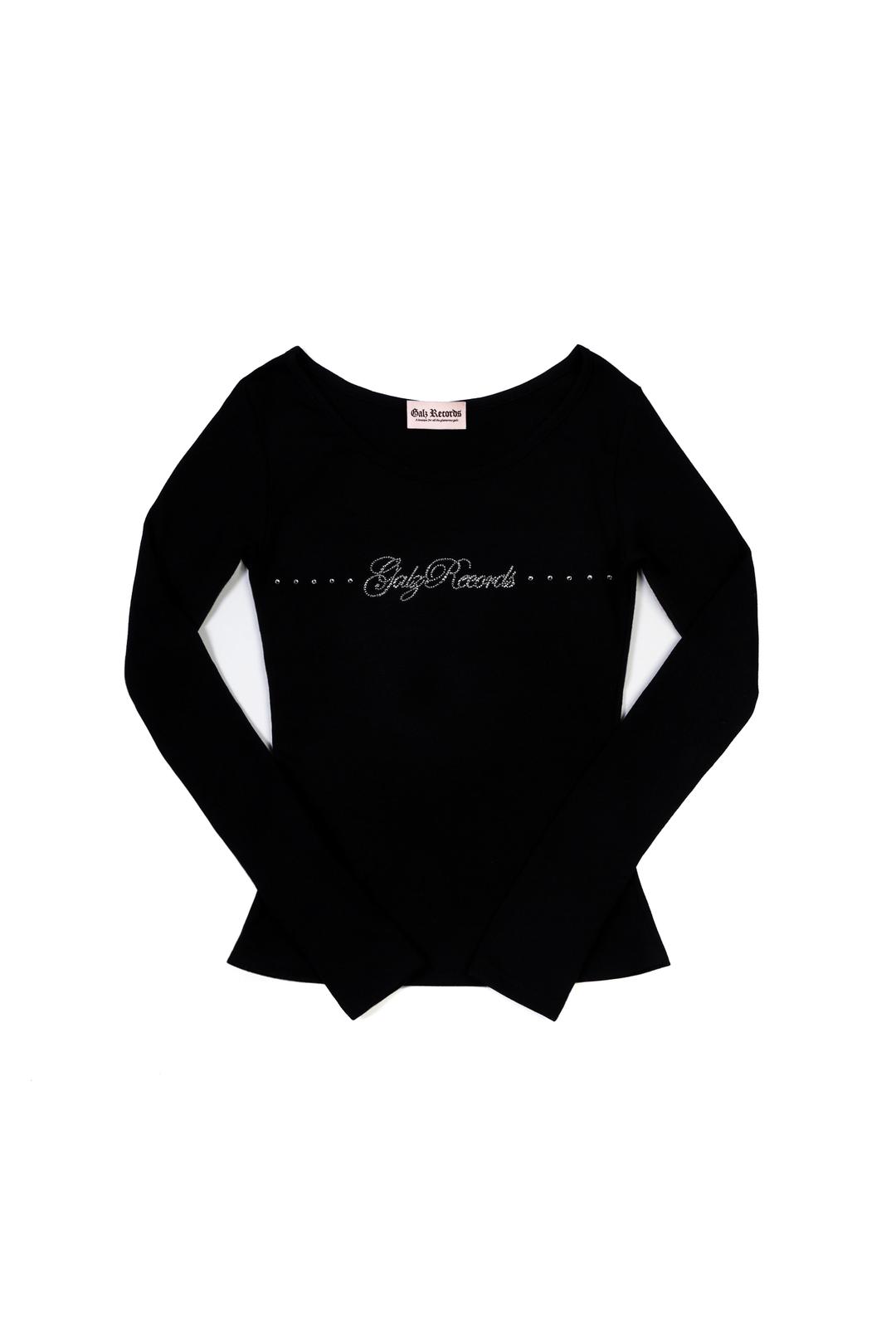 Glow brushed tee black
