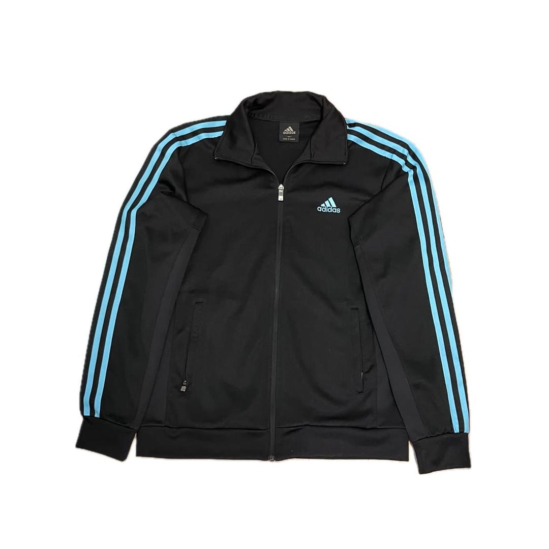 아디다스 검정 민트 져지 트랙탑 • 검민 민트초코 | 후루츠패밀리