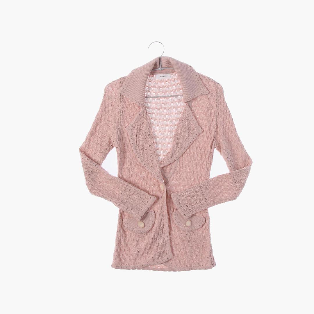 울 가디건 베이직 니트/스웨터 여자 M