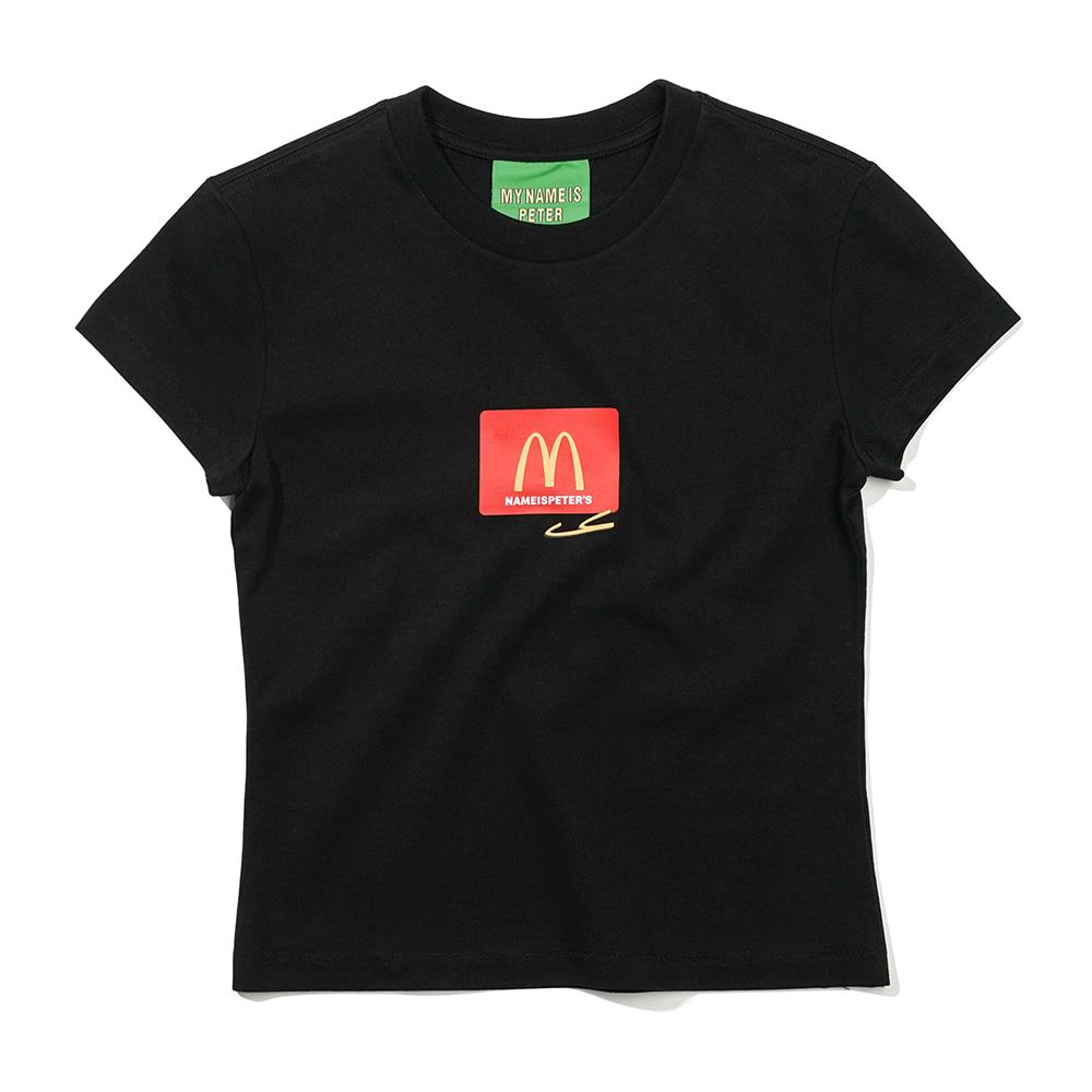(W) PACDONALD T-SHIRTS - BLACK