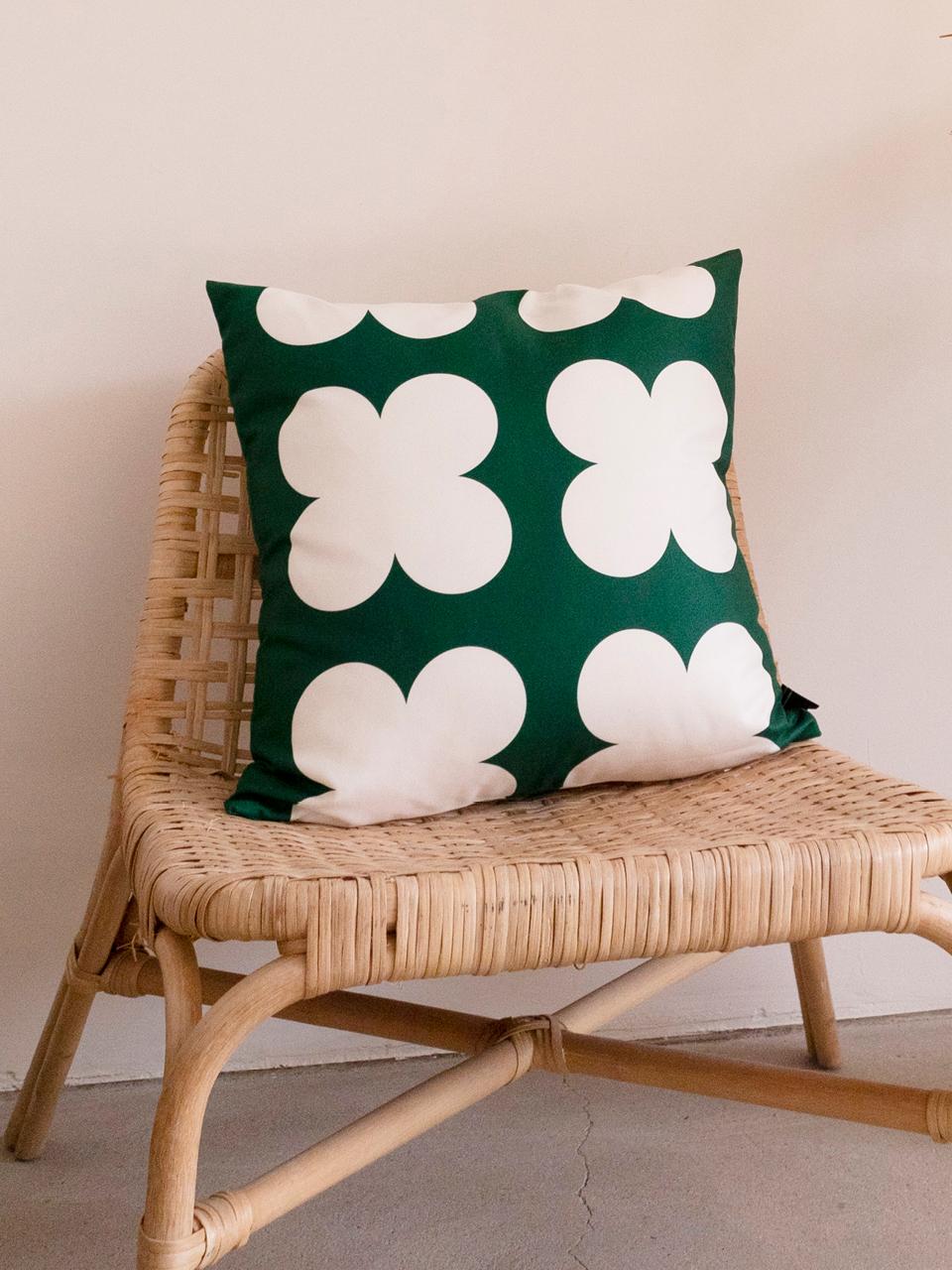 [드롭드롭드롭] 쿠션커버 CLOVER IN OHIO 50x50