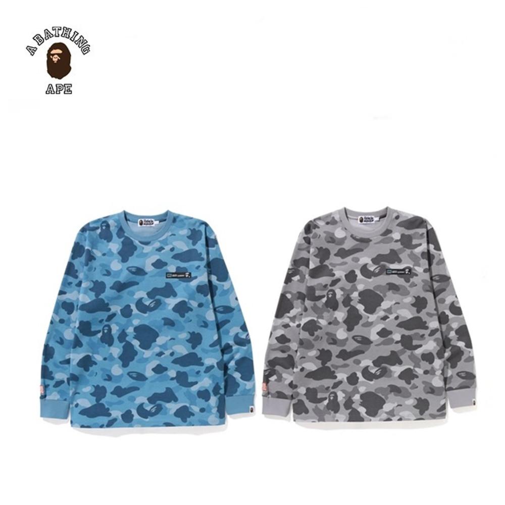 베이프 허니콤 카모 롱슬리브 티셔츠 HONEYCOMB CAMO L/S TEE