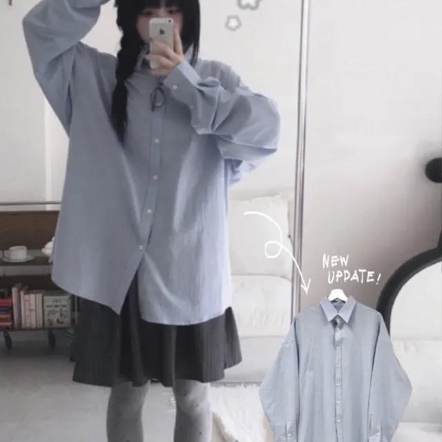 wind over-fit cotton shirt