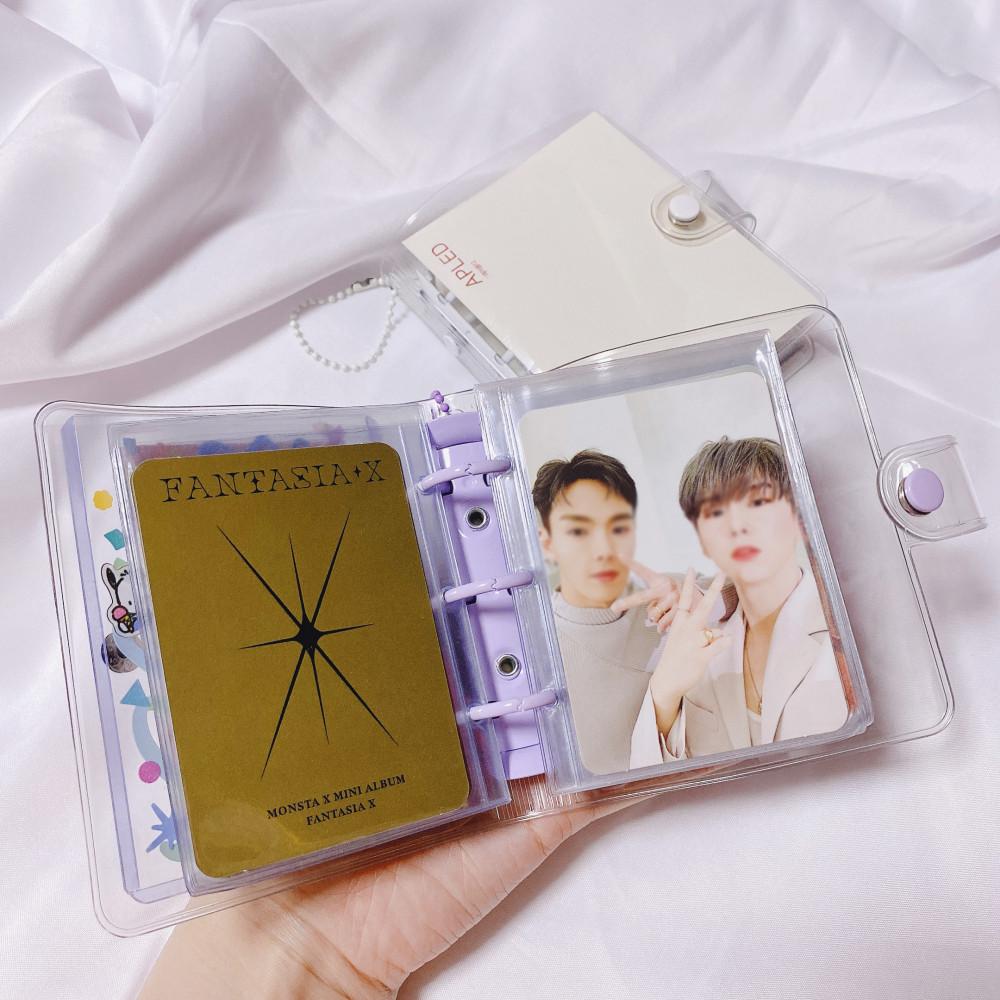 3공 포카 바인더 미니 앨범 포토카드 다이어리 커버