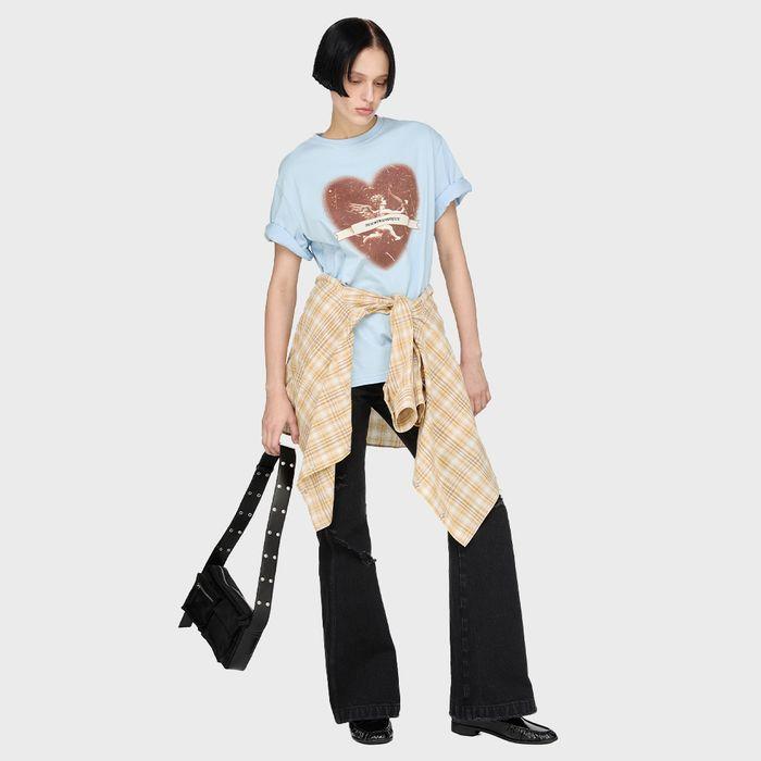 Cupid Overfit T-shirt, SKY BLUE