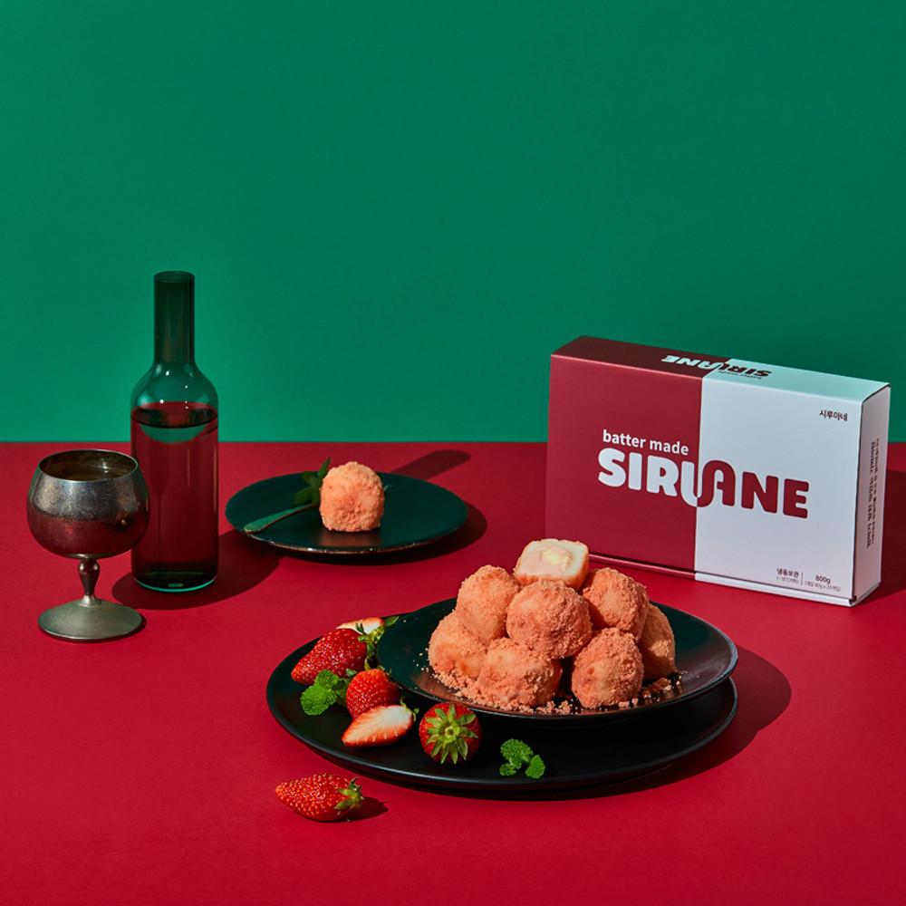 시루아네 딸기앙절미하프 20개입 실속포장