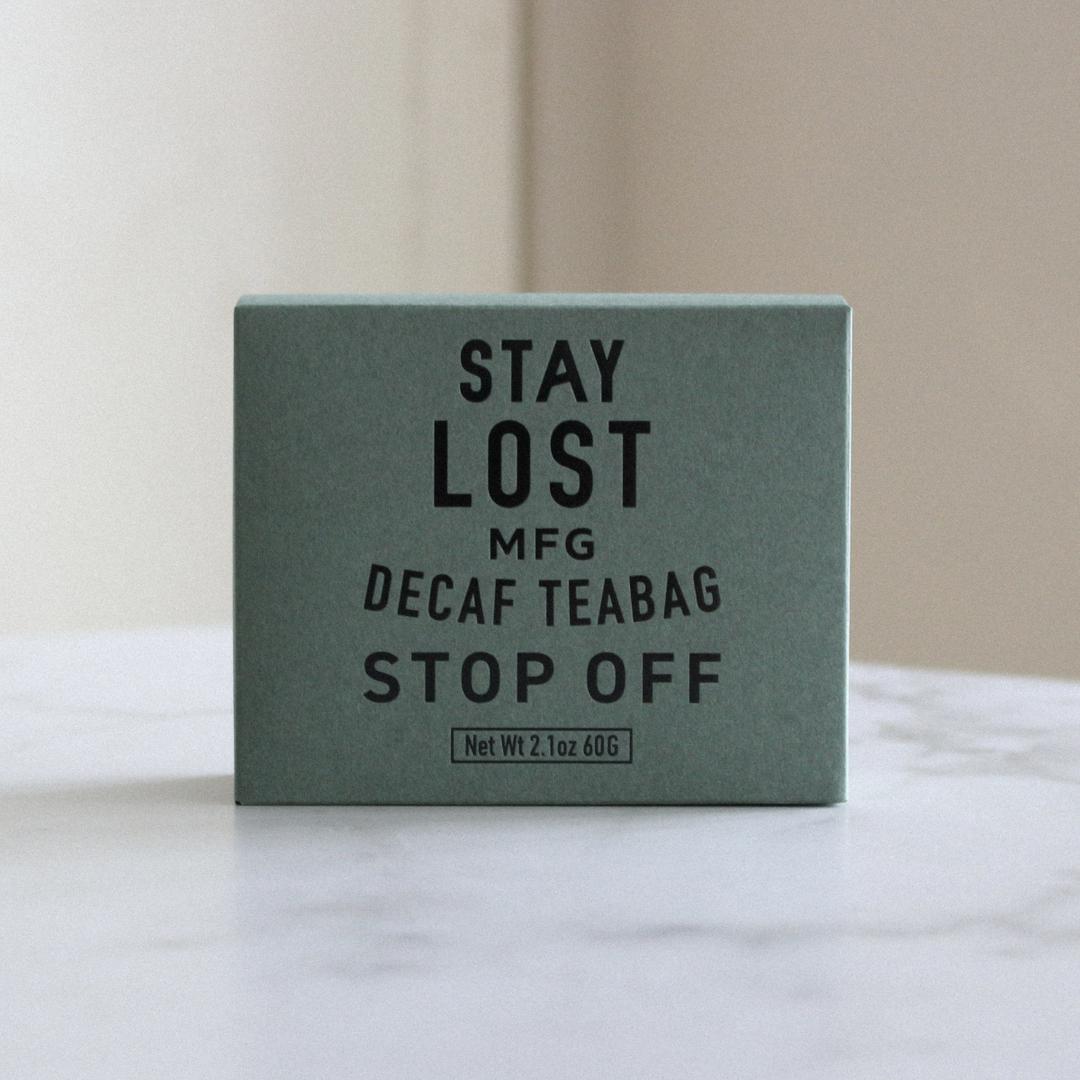[스테이로스트] 디카페인 커피 티백 Decaf Teabag Stop Off 1box (10g x 6EA)