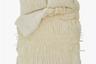 big waves duvet cover - ivory