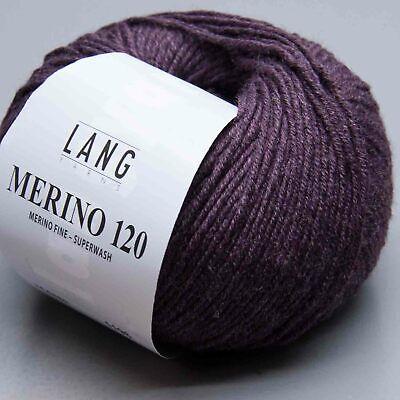 Lang Yarns Merino 120 - 480 - LL 120m/50g - Nadelstärke 3,5-4,5  | eBay