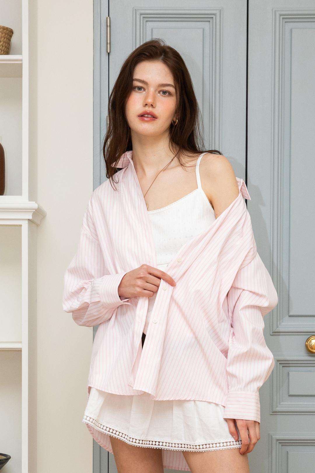 Summer Stripe Shirt (pink)