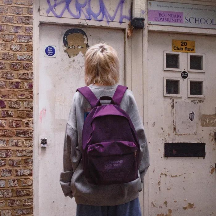 ERTR Nylon Backpack Purple