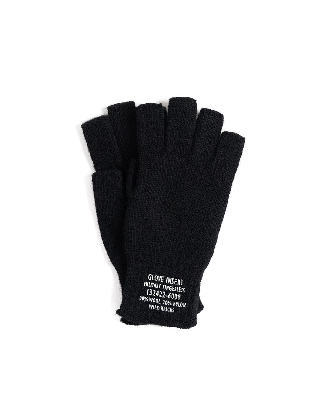 MILITARY FINGERLESS GLOVES (black)