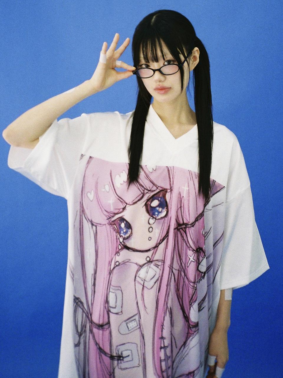 ♪ Sad Angel Satin Top - PINK  ♫