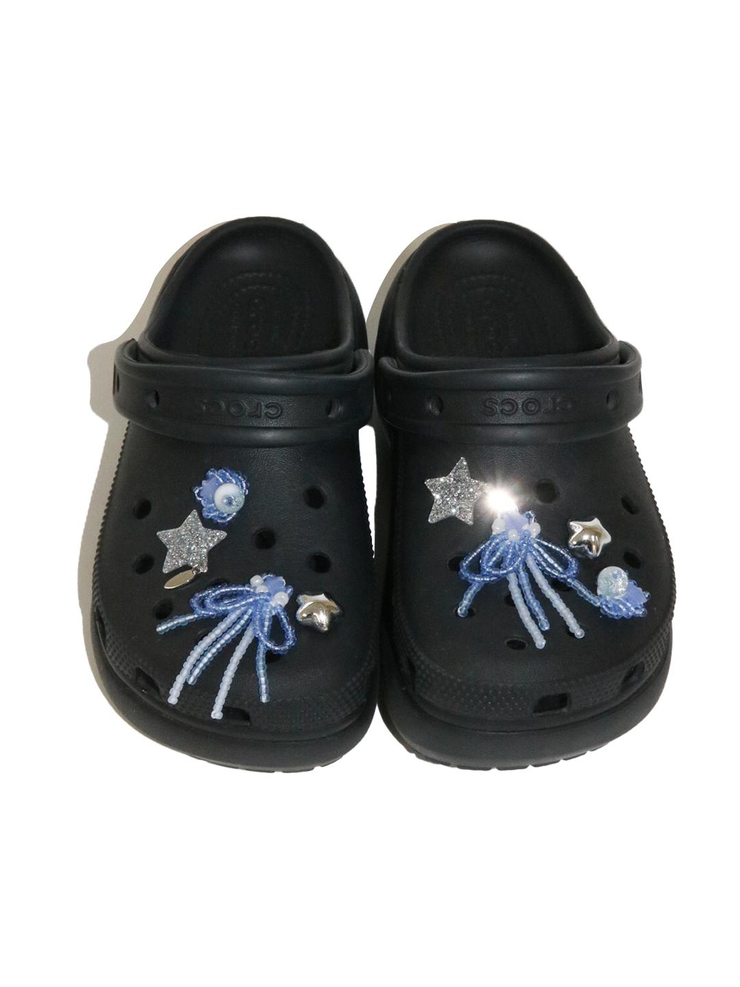 shooting star shoe charm
