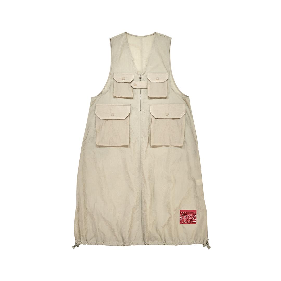 NYLON C1 LONG VEST-BG