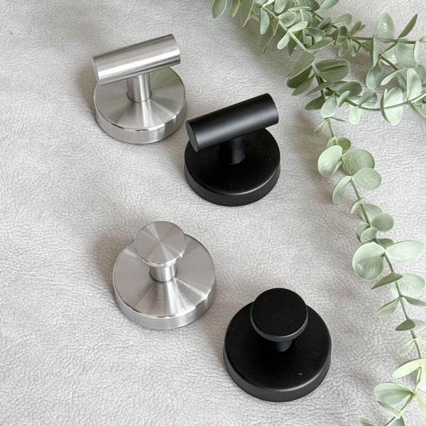 [비밀공구] 더홈스 무타공 흡착 스텐 후크 2p 세트 (3월 중순 순차발송)