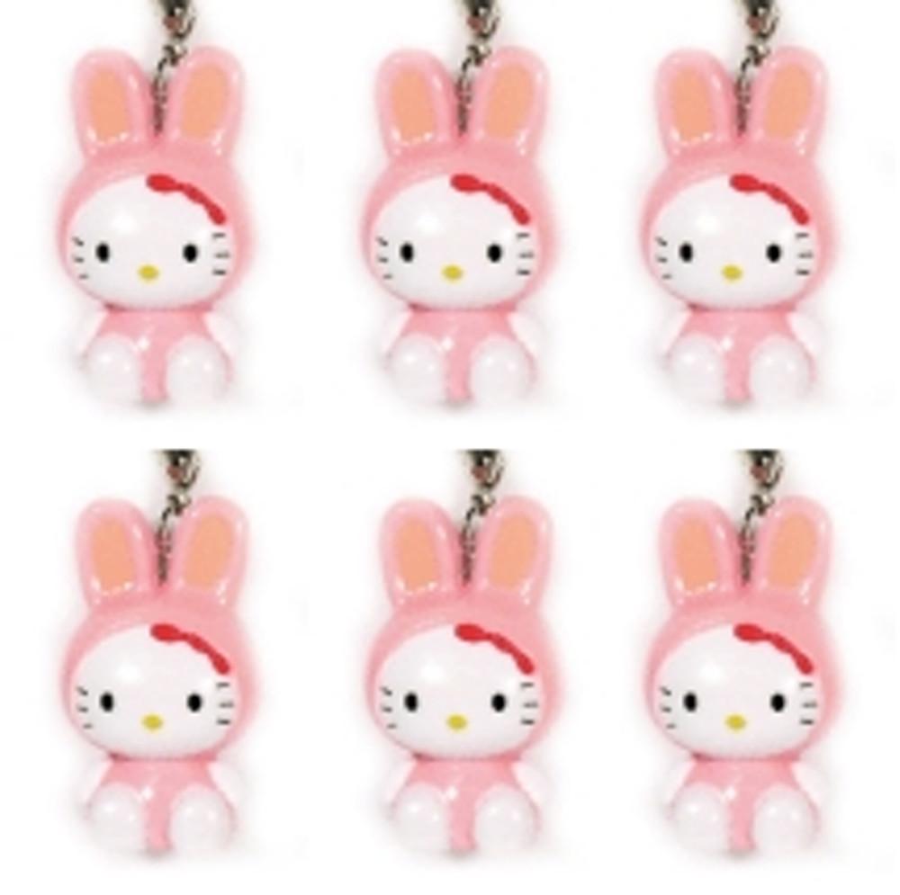 [러버클럽] 핑크토끼 키티스트랩 핸드폰스트랩