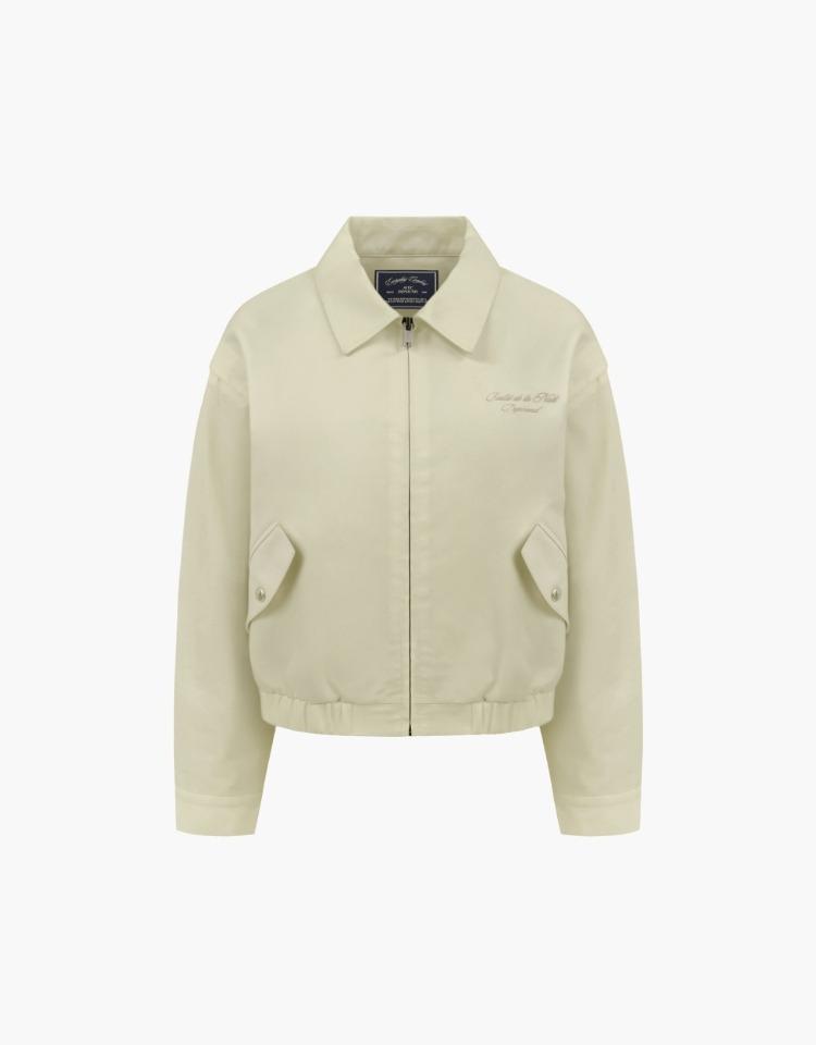 bomber jacket - light beige