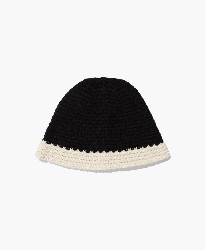 KNIT BUCKET HAT[BLACK]