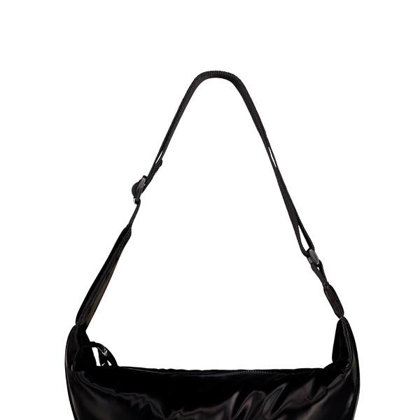 SOFT GLOSSY CROSS BAG_BLACK