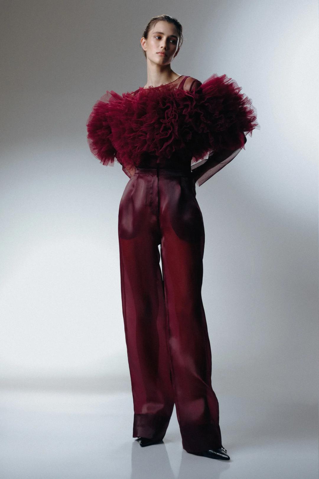 Hunter Trousers in Burgundy