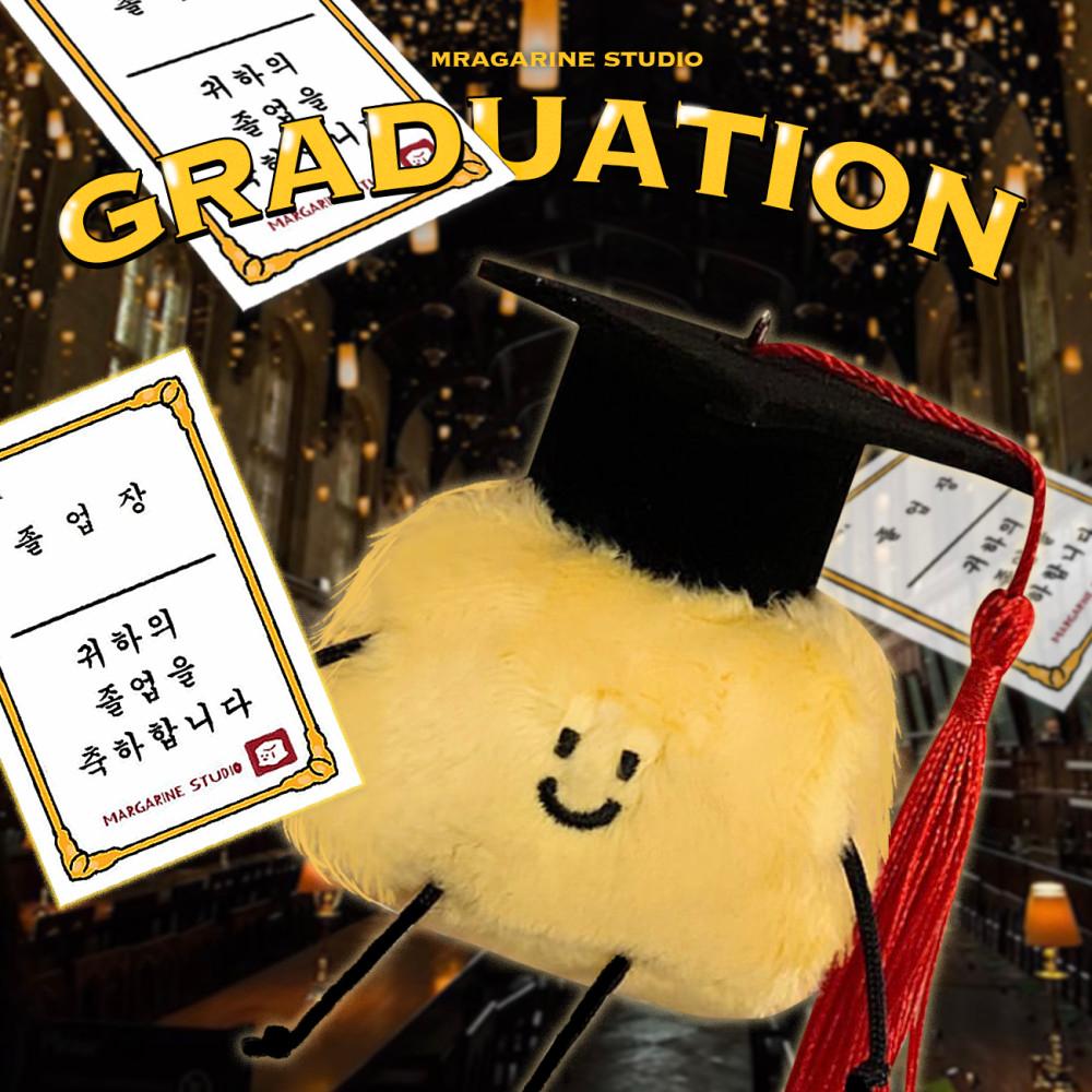 [마가린상점] 학사모 마가린몬 가방고리
