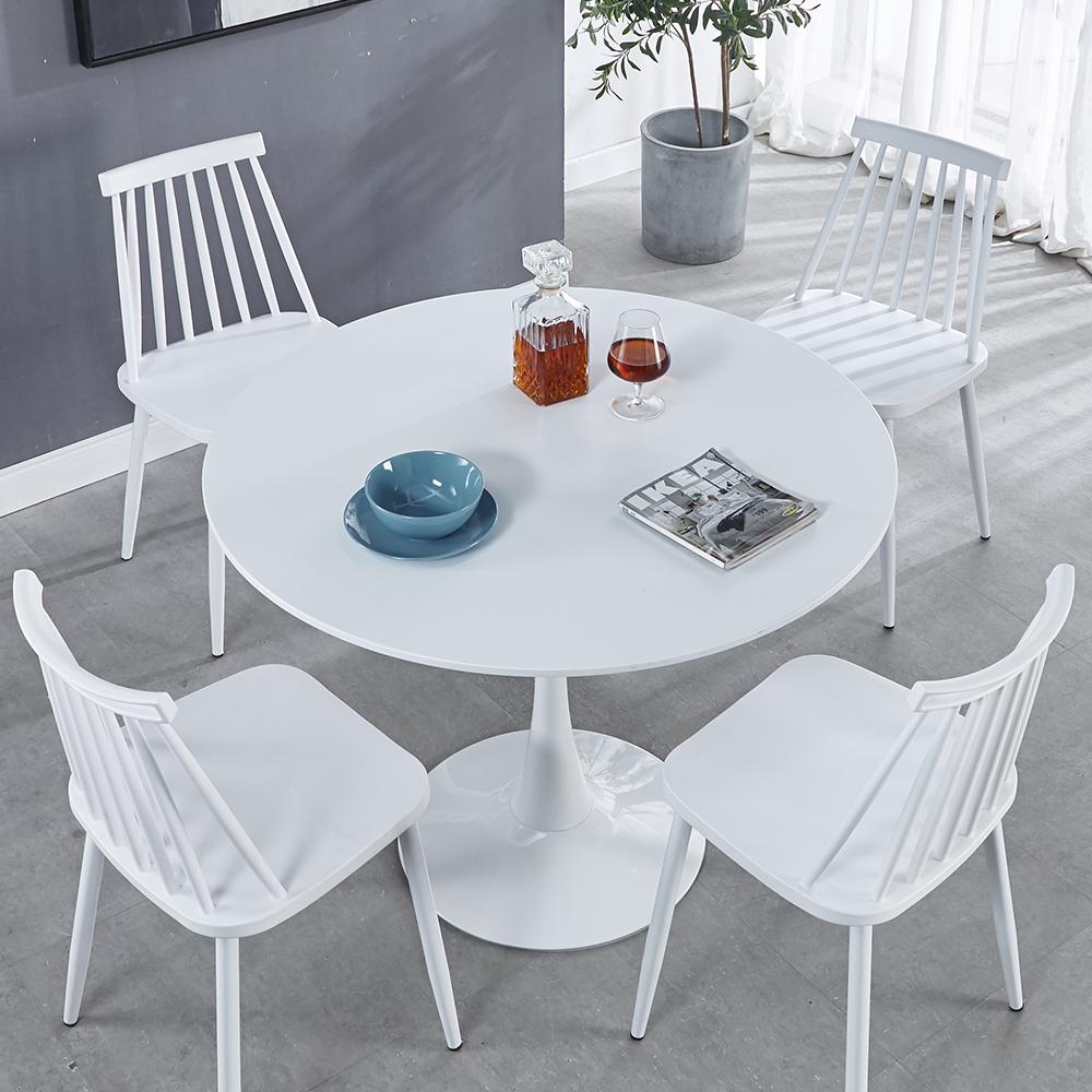 [데코라인] 글램 1000 하이그로시 원형 테이블