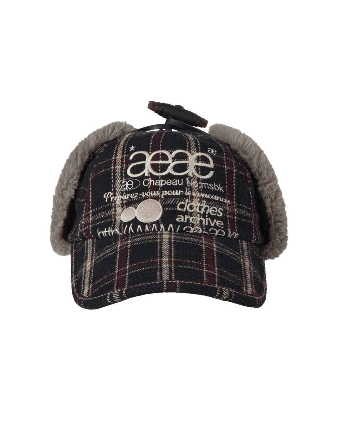 [10/24 예악발송] WEB LOGO TROOPER CAP [BLACK]