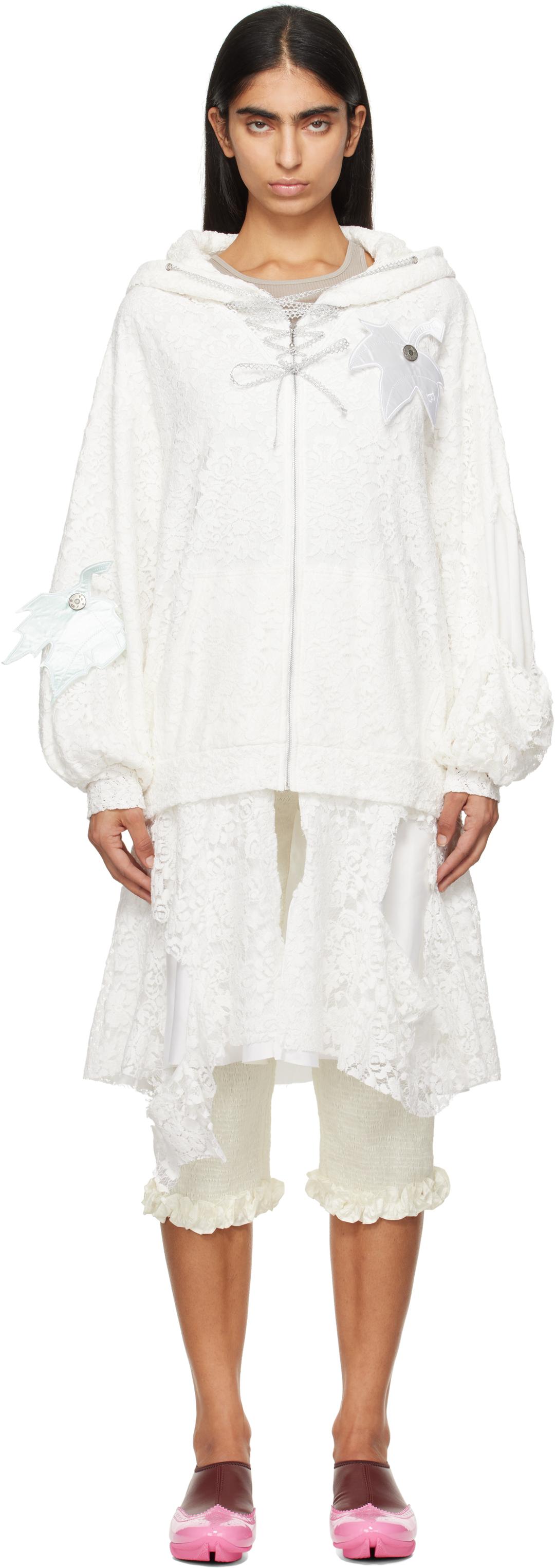 화이트 리피 후디