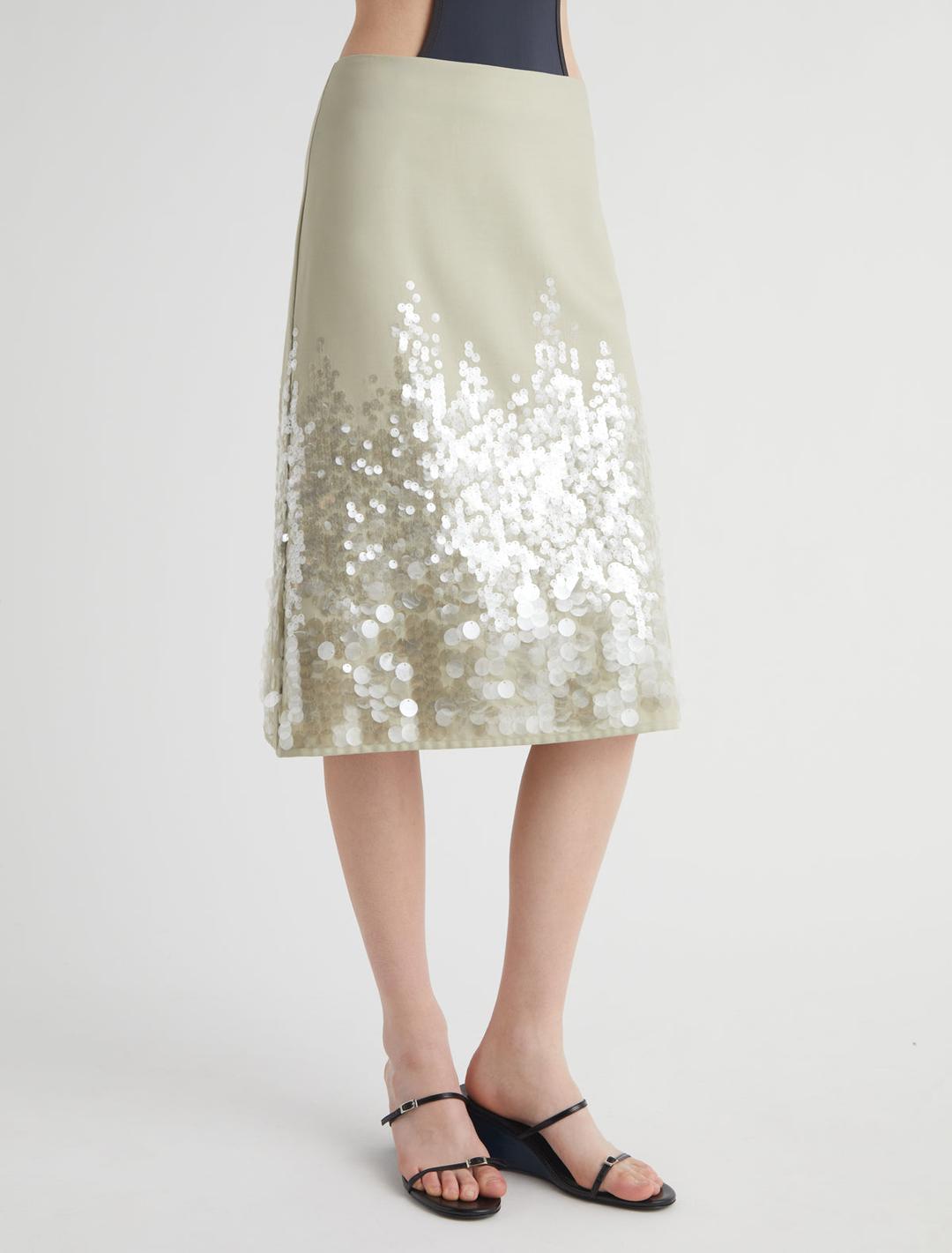 ARA-Skirt with a gradient sequin design