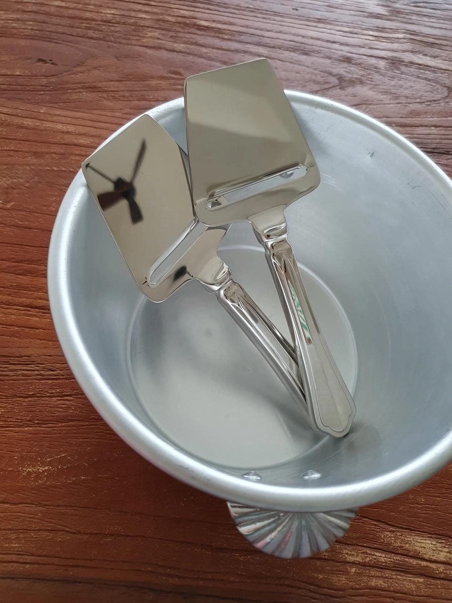 2in1 파이서버 & 치즈슬라이서 실버