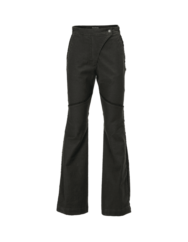Boot-cut Pants Green