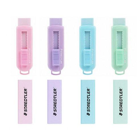 스테들러 슬라이딩 파스텔 지우개+리필 세트 - 샤프형지우개/리필 | 쿠팡