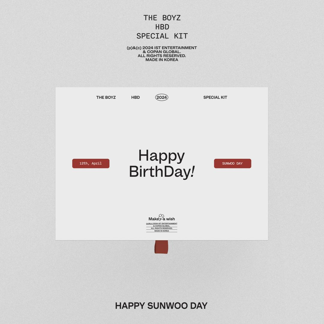 더보이즈 - THE BOYZ HBD SUNWOO SPECIAL KIT