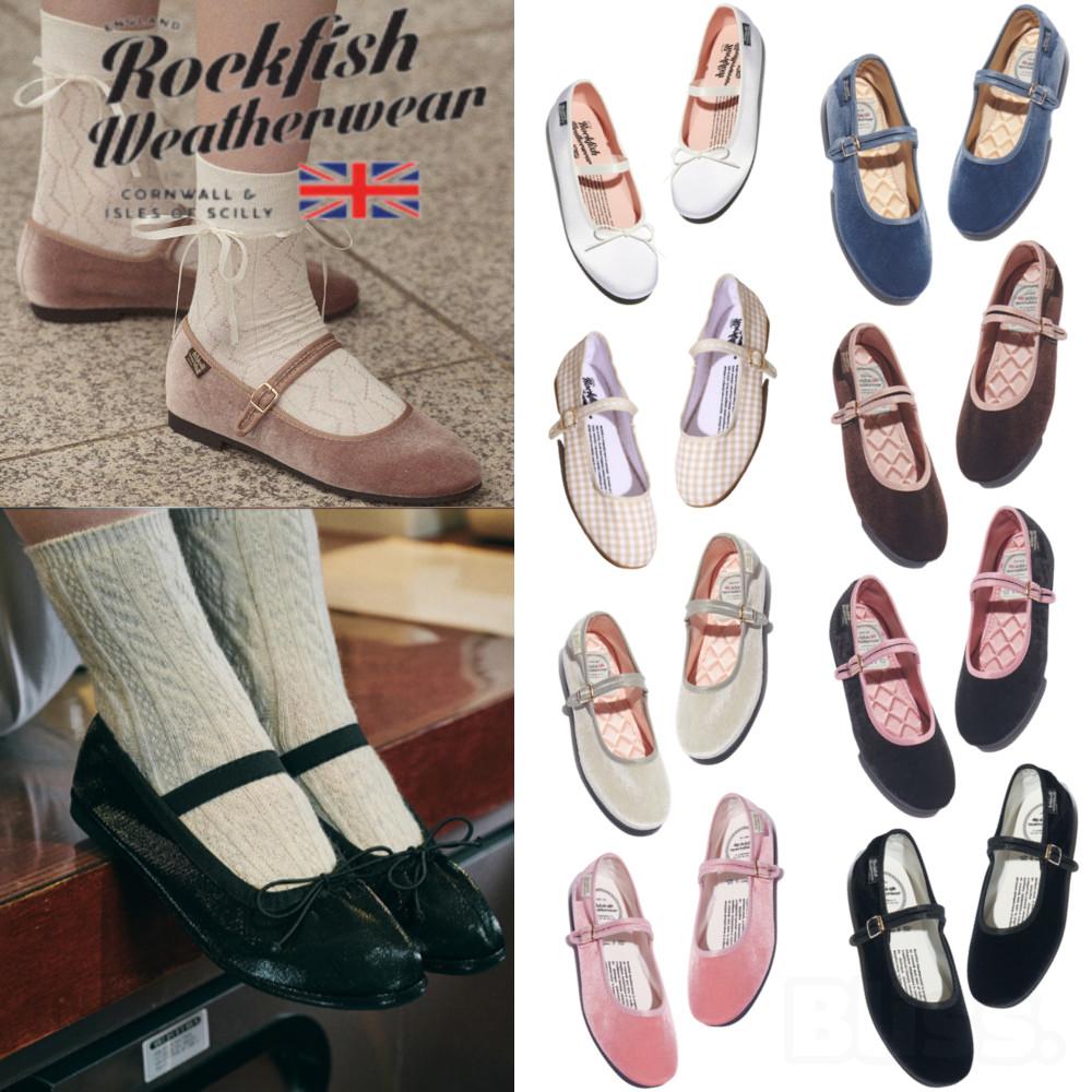 락피쉬 메리제인 여성 플랫슈즈 발레코어룩 단화 위즐리 벨라퀄티드 스크런치