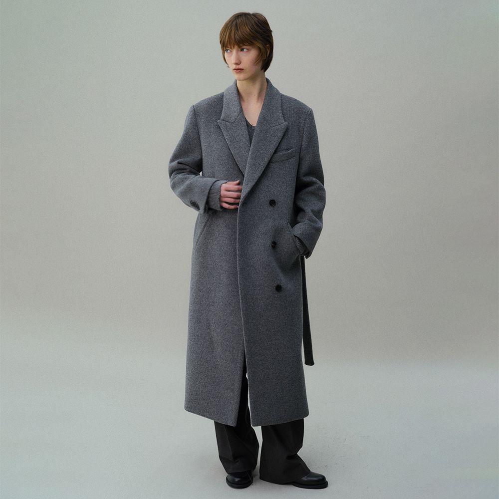 [5차재입고] tailored wool coat (grey)