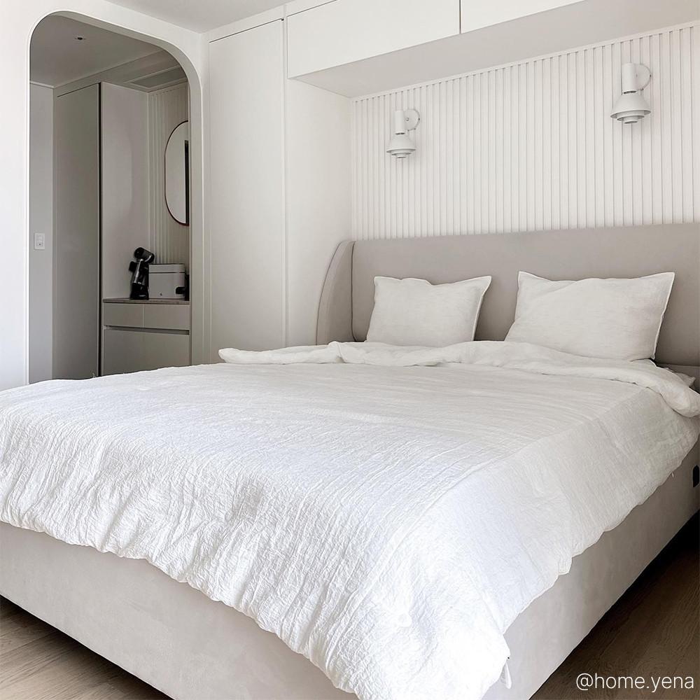 더플라 라지킹여름침구세트 린넨 시어서커 리플 차렵이불침구